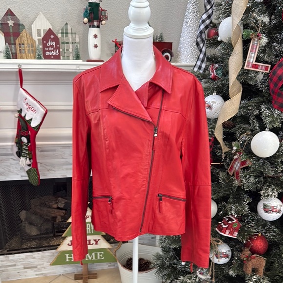 Pierrotucci Italian genuine leather woman’s jacket from Florence - Picture 12 of 13